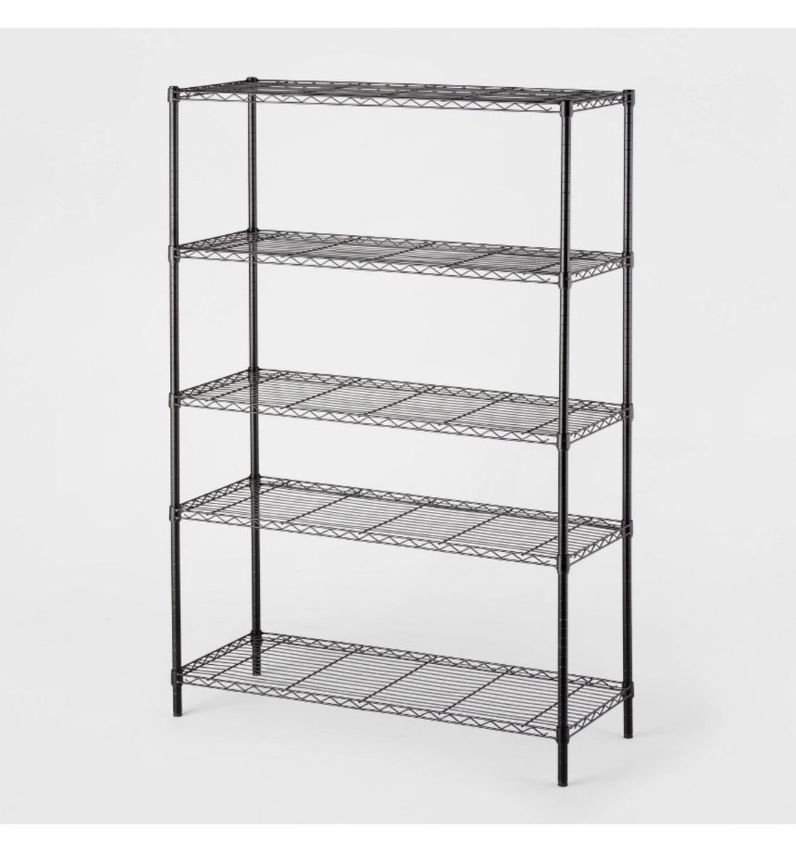Black Metal Wire Shelves