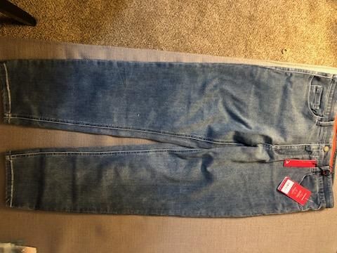 ReallY Lowered Lower  $$$ Never worn NEW Ranstead Pull-On Jean in Washed Indigo