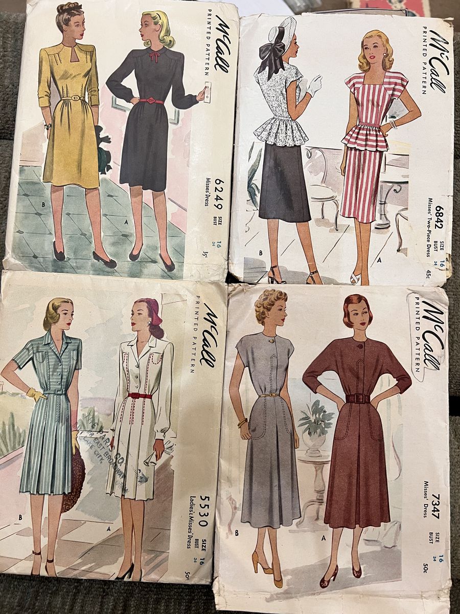 Amazing Vintage Seeing Patterns. 1940s.