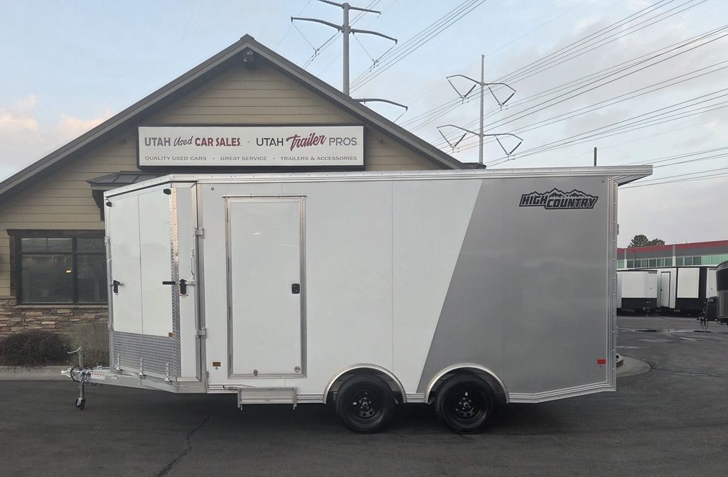 8x16 / 8.5x16 UTV/ATV/Snowmobile Enclosed Trailer All Aluminum High Country 2026