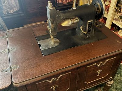 Antique Kenmore Sewing Machine and Table