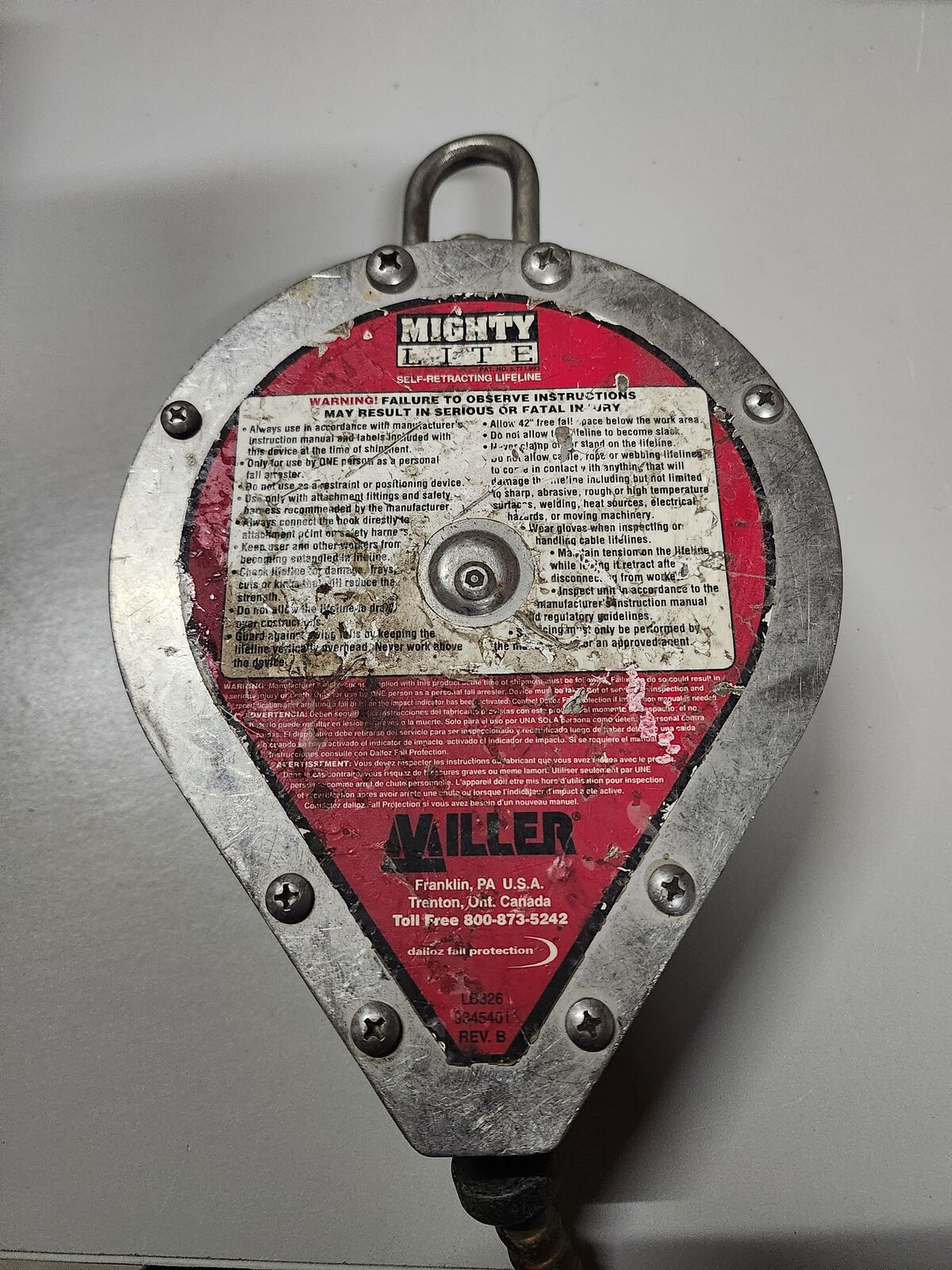 Mighty Lite Self-Retracting Lifeline