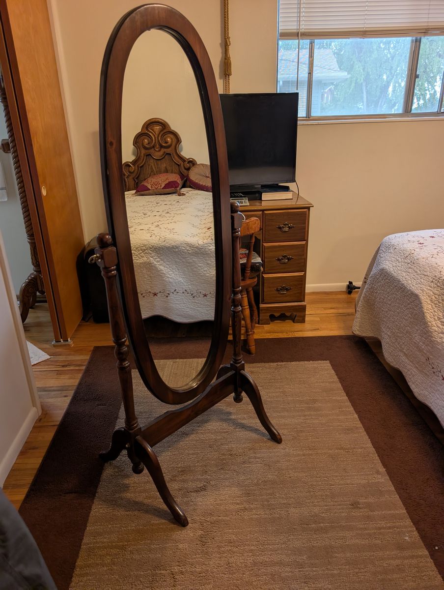 Cheval Mirror — a Full-Length, Free-Standing Swing/Tilt Mirror