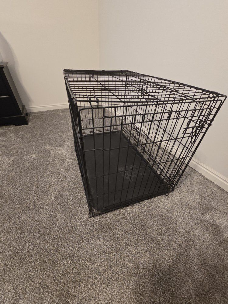 Wire dog Kennel Double Door
