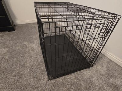 Wire dog Kennel Double Door