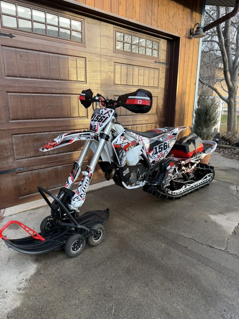 Timbersled Riot S 120 (Pro Upgraded) on 2018 Husqvarna FC350