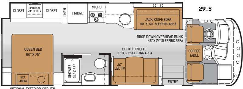 2015 Thor Motor Coach ACE 29.3