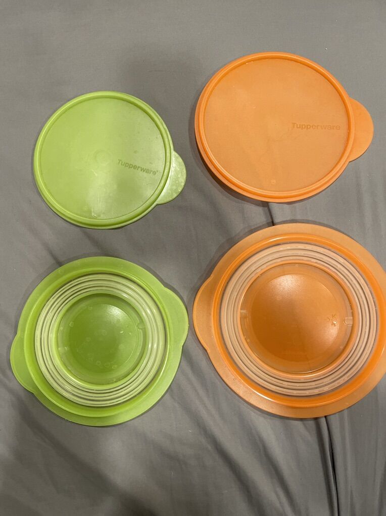Tupperware Collapsible/Expandable Bowls (2)