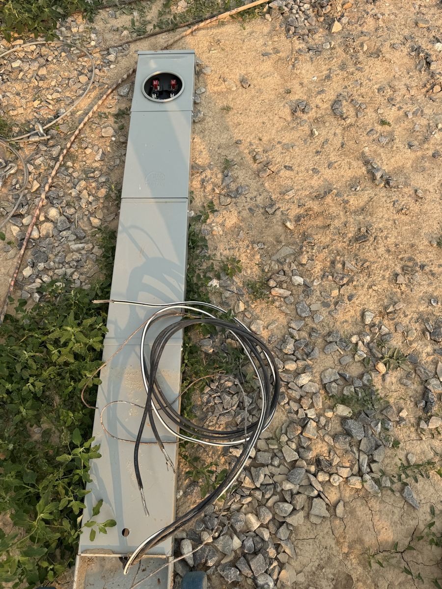 Temporary power pedestal