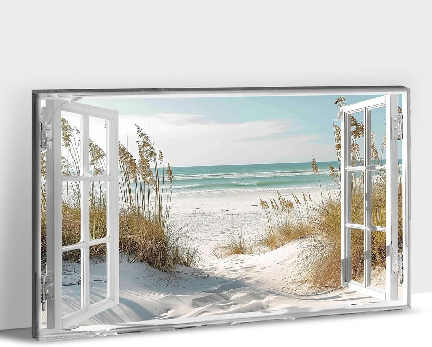 28" x 40" Beah Window Canvas Wrapped Wallart