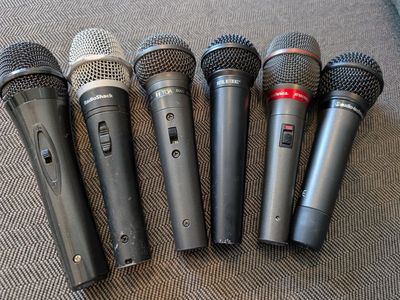 Various Dynamic Vocal Microphones
