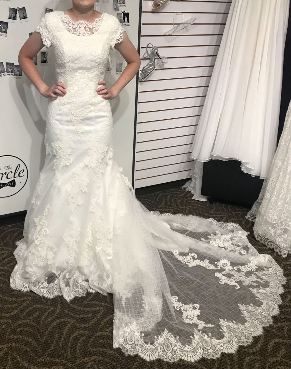 Wedding Dress with Veil
