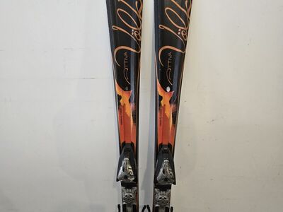 Volkl Attiva Fuego 154 Skis With Marker Adjustable Bindings