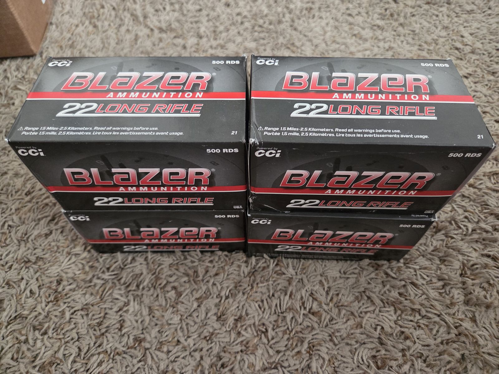 CCi Blazer 22LR - 5000 rounds