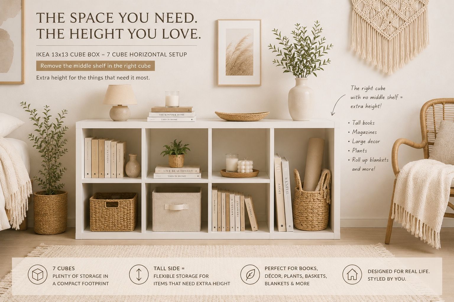 IKEA cube shelf organizer