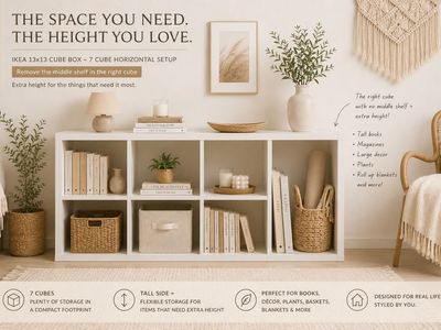 IKEA cube shelf organizer