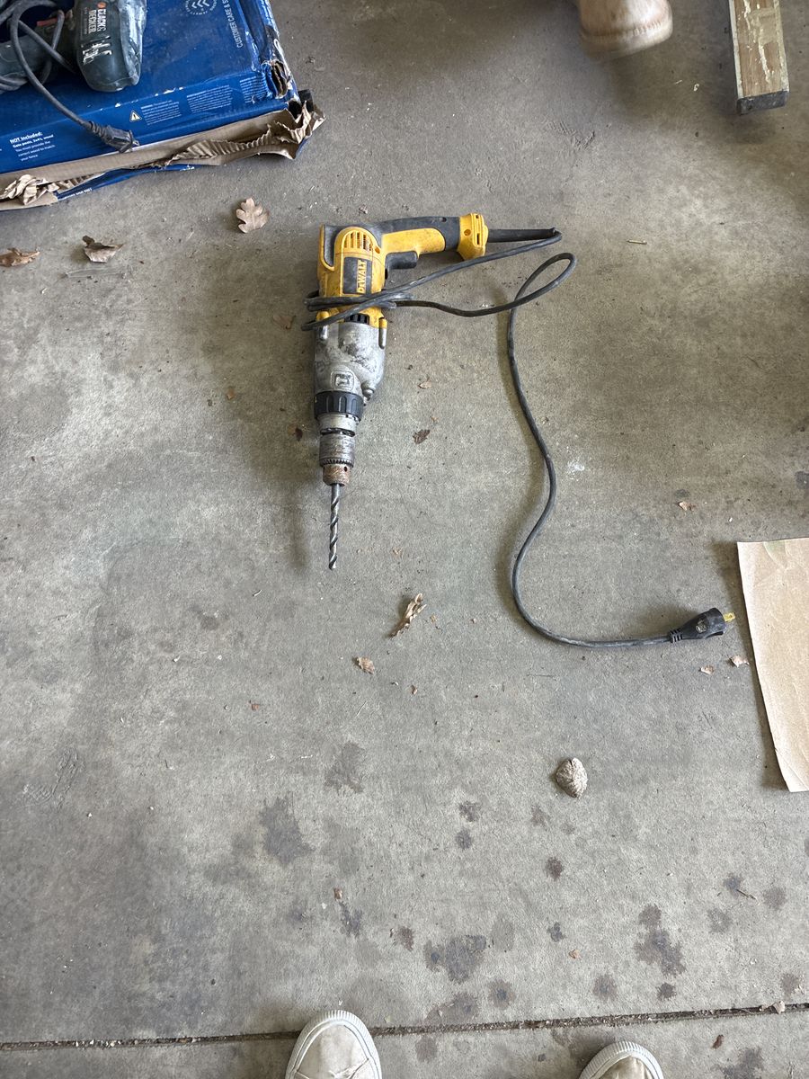Dewalt drill and hummer drill