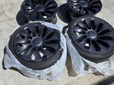 21 inch uberturbine wheels for tesla