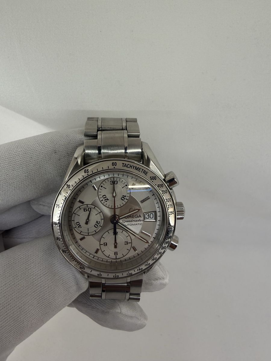 Omega Speedmaster Date Chronograph 39mm Silver Dial 3513.30