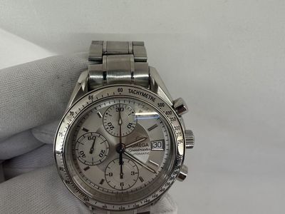 Omega Speedmaster Date Chronograph 39mm Silver Dial 3513.30