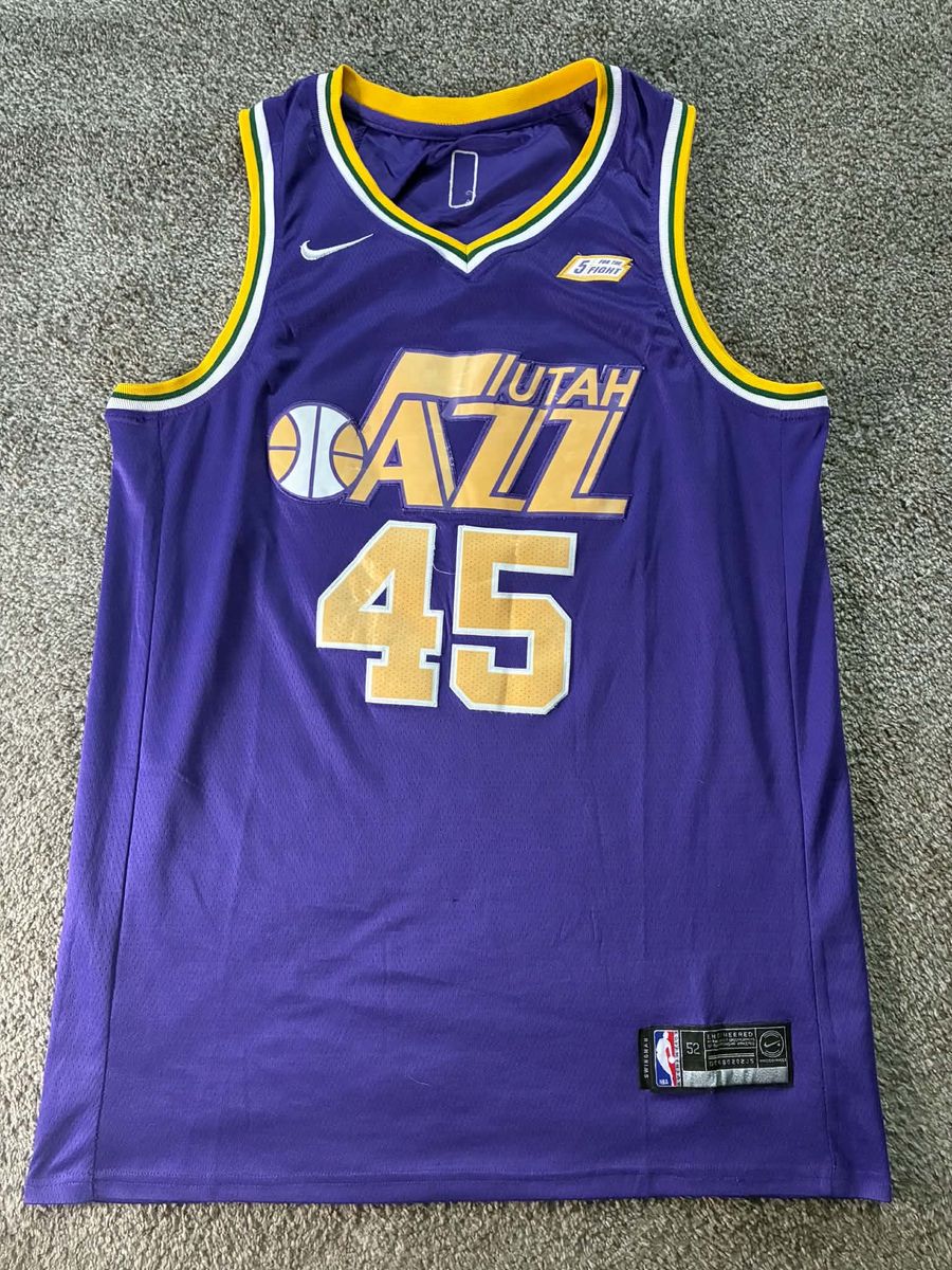 Donovan Mitchell #45 Utah Jazz Nike Swingman Jersey Size 52