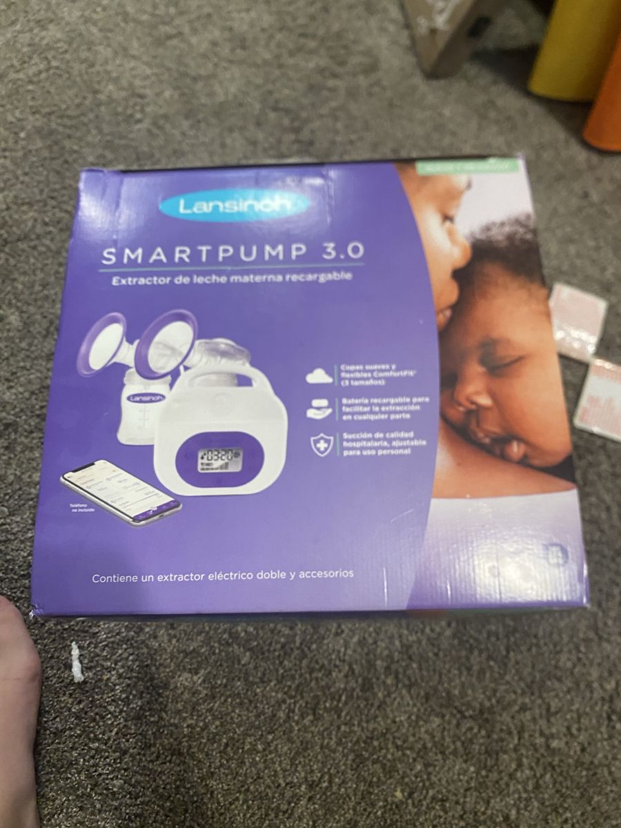 Lansinoh Smartpump 3.0 Double Electric Breast Pump - Rechargeable, Hospital-Grade Suction