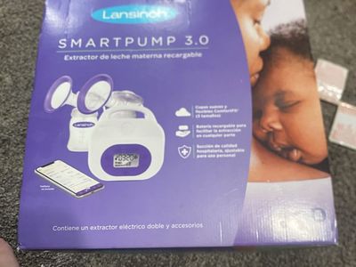 Lansinoh Smartpump 3.0 Double Electric Breast Pump - Rechargeable, Hospital-Grade Suction