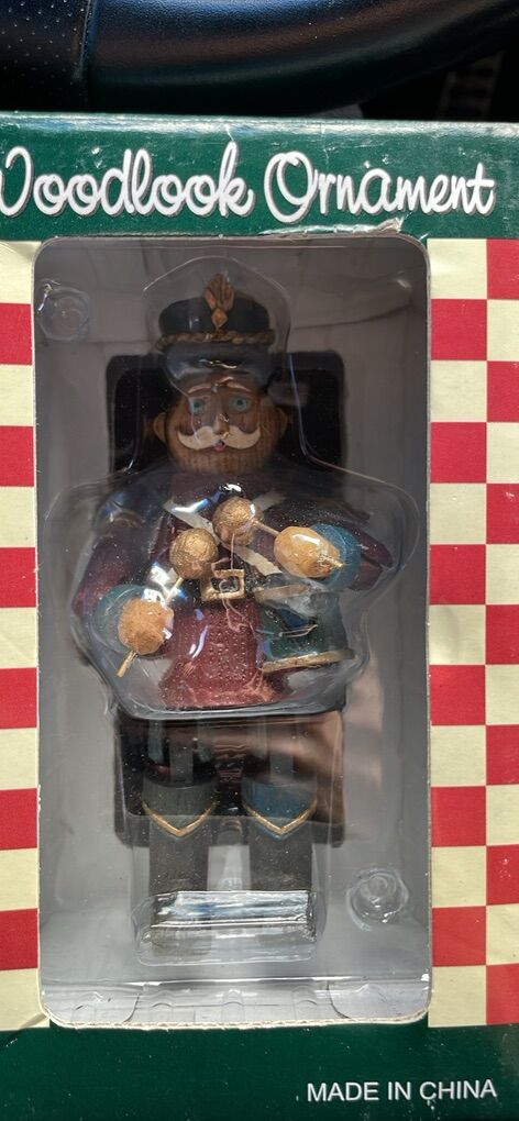 New Woodlook Drummer Boy Christmas Ornament