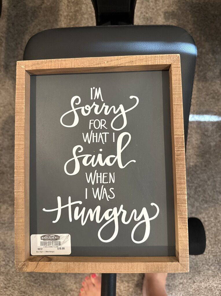 Wood Sign Decoration  8L X10 H X1 3/4 W