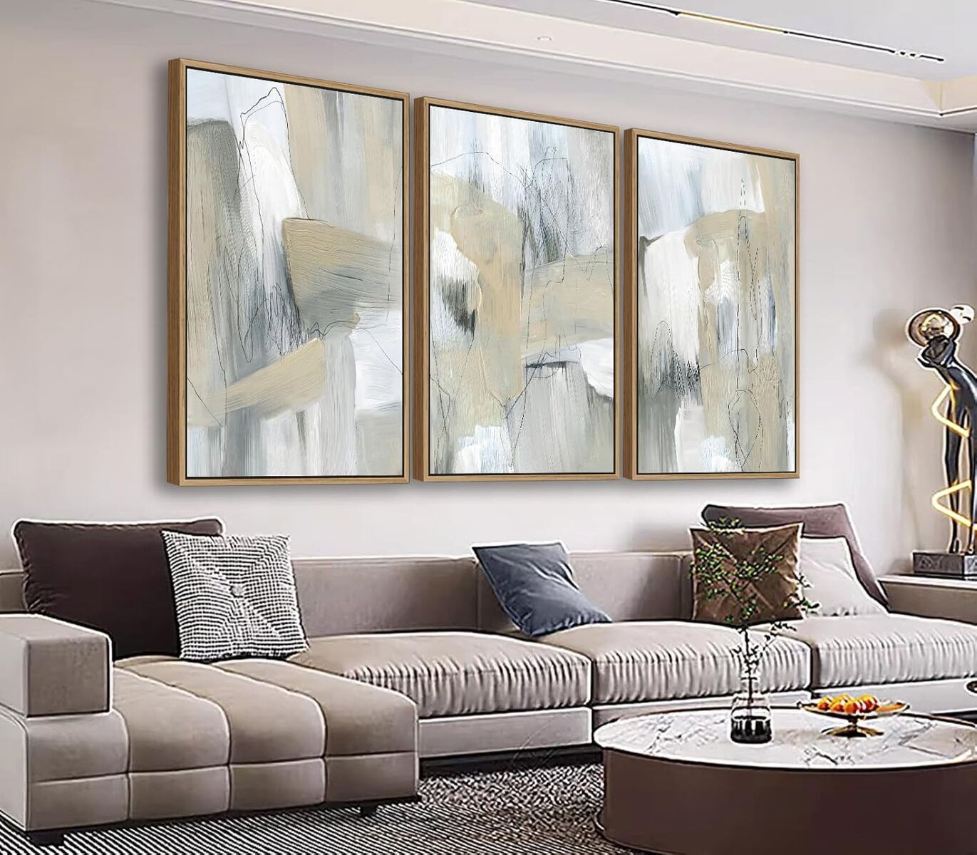 Large Framed Pictures 16in X 24in X 3pcs