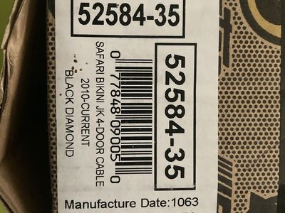 Jeep Bikini Top 4 Door New in Box