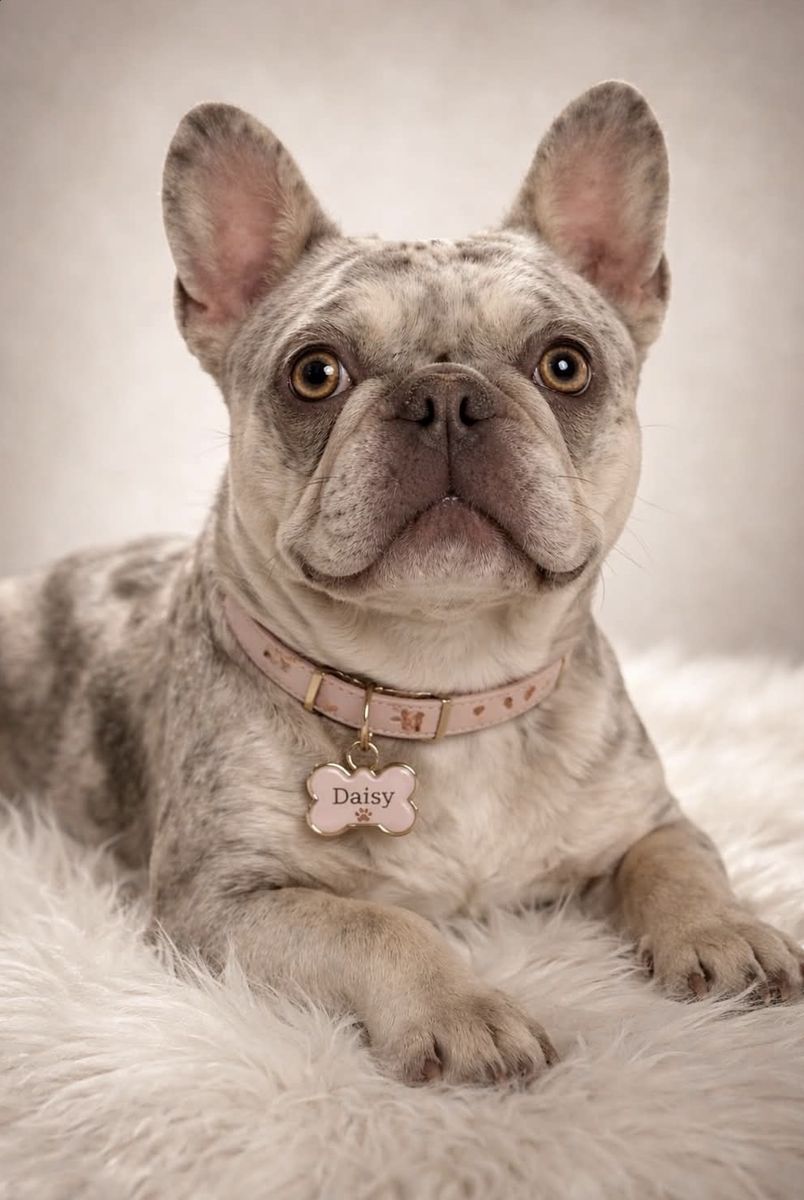 BEAUTIFUL MERLE FEMALE AKC FRENCH BULLDOG