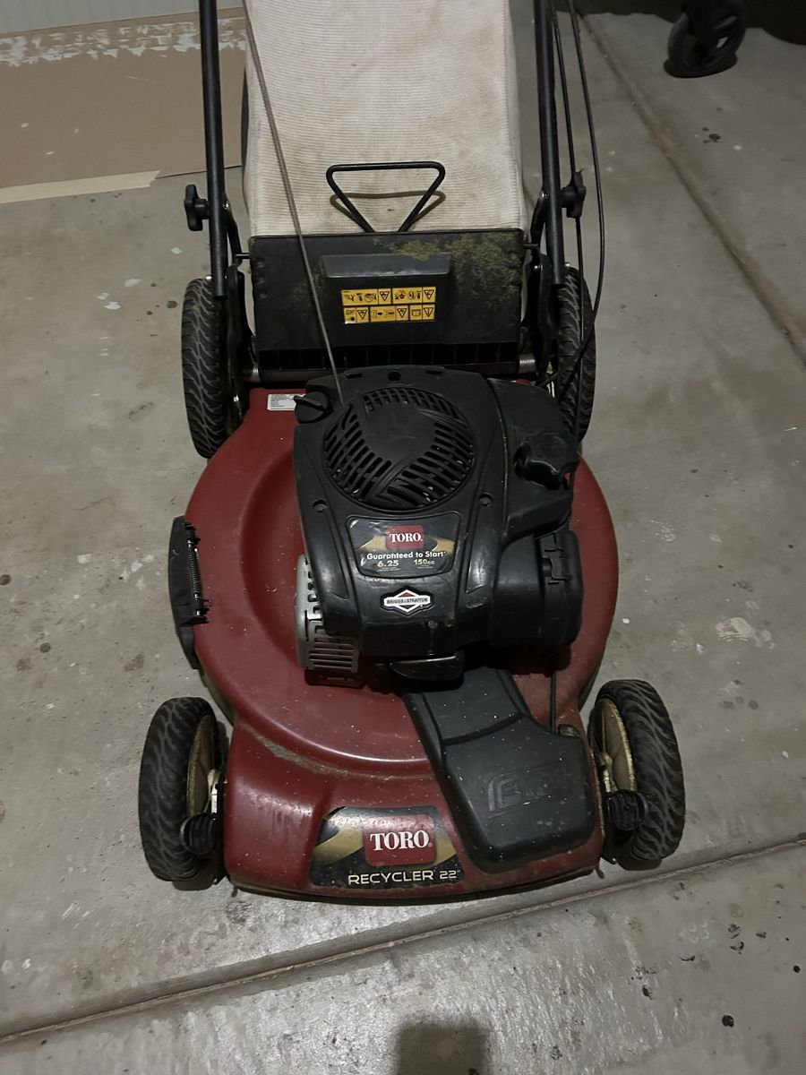 Toro Recycler 22" Self-Propelled Walk-Behind Mower, 6.75 ft-lb Gross Torque Briggs & Stratton Engine