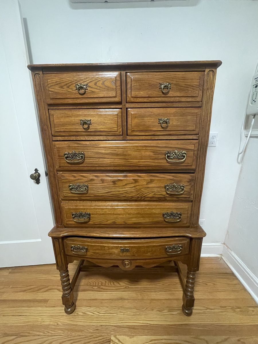 Vintage Tallboy Dresser
