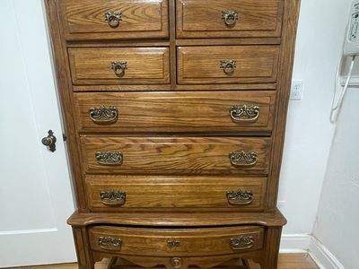 Vintage Tallboy Dresser