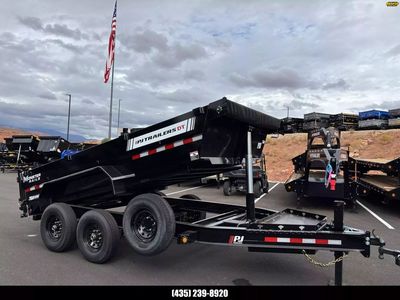 2026 PJ Trailers 7X14 14K DT1 LOWPRO TELESCOPIC Du