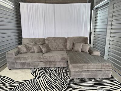 BIG COTTONWOOD Sectional – “Cloud Gray” (Custom Luxury Sofa – Made in USA Factory )