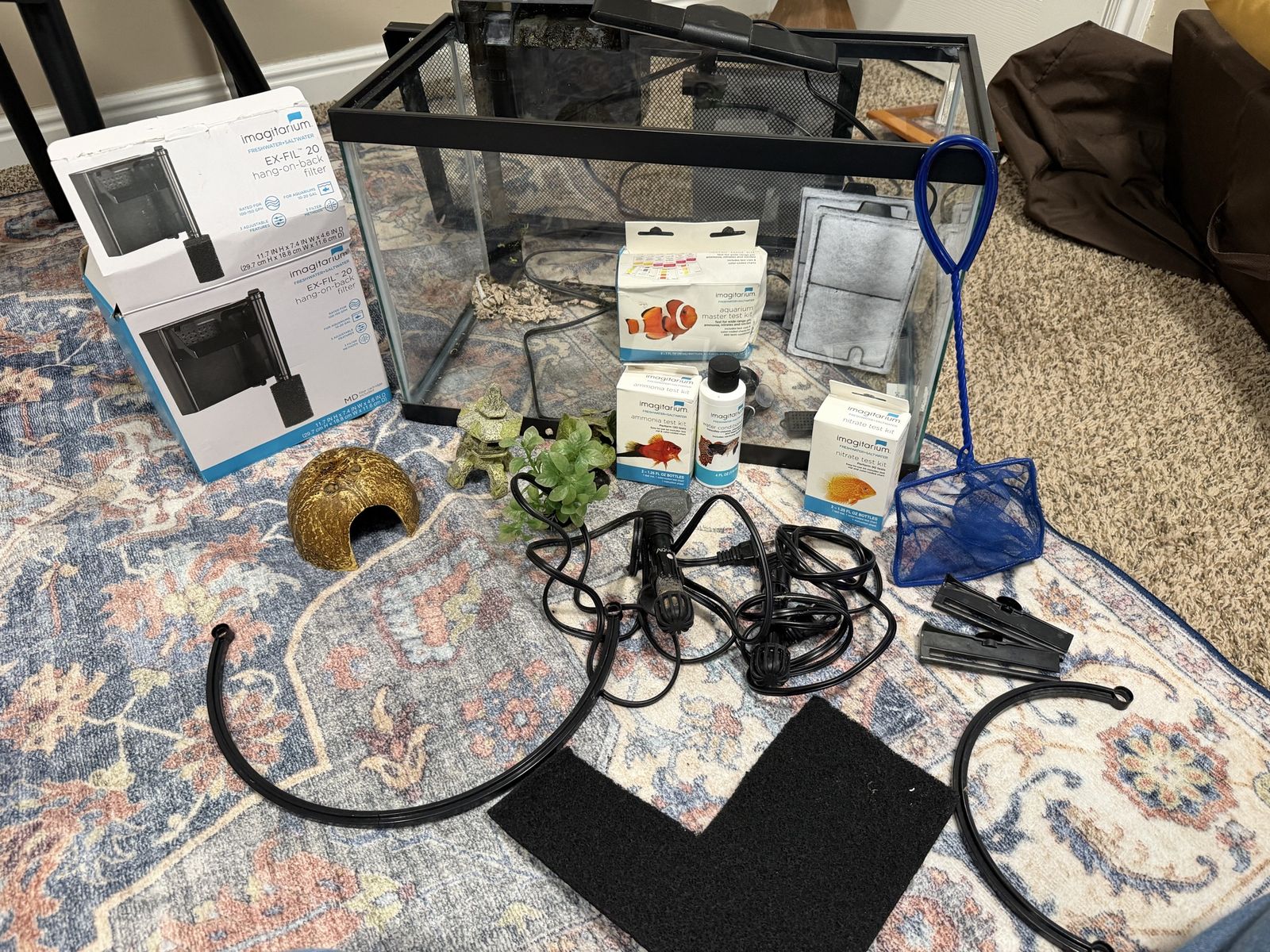 10 gallon terrarium and fish tank accessories
