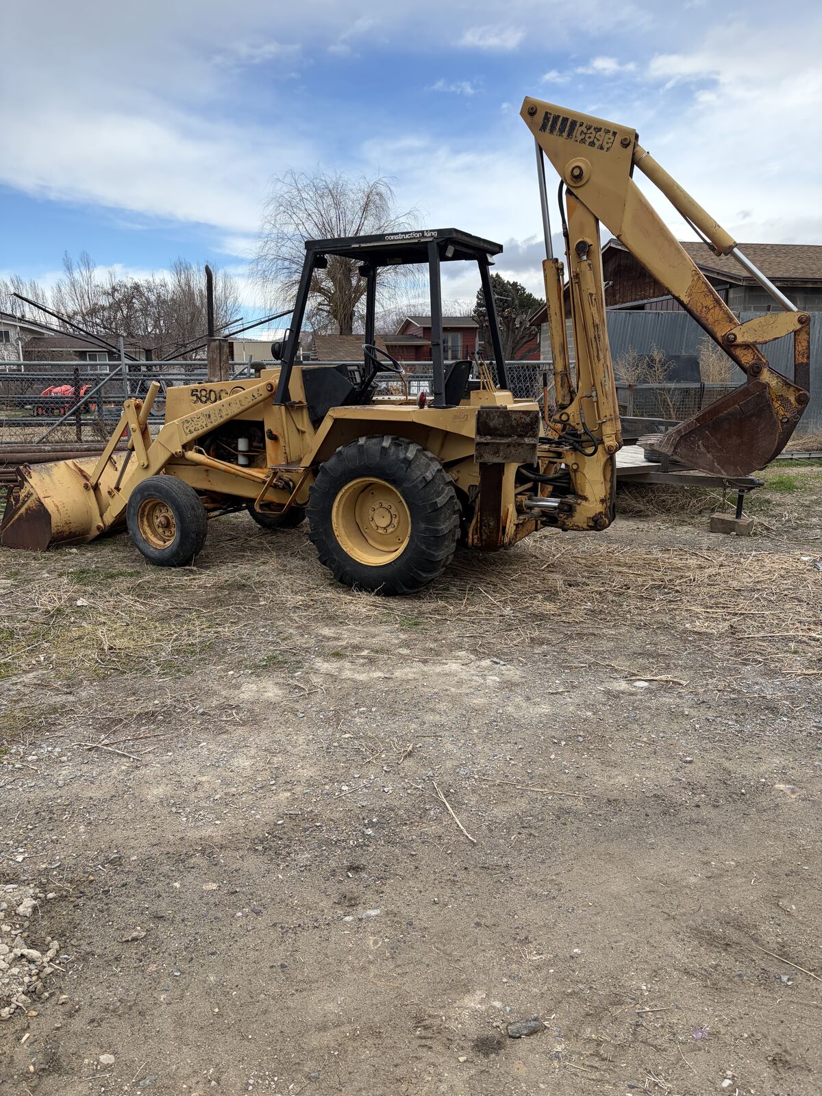 Case 580 C. Construction king backhoe