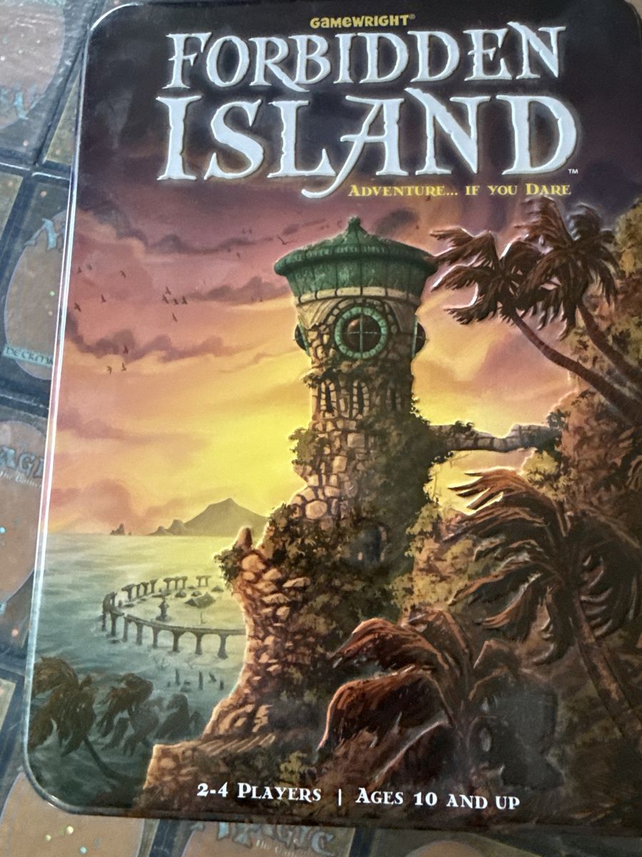 Gamewright Forbidden Island Board Game - 2-4 Players, Ages 10+, Adventure Strategy Game