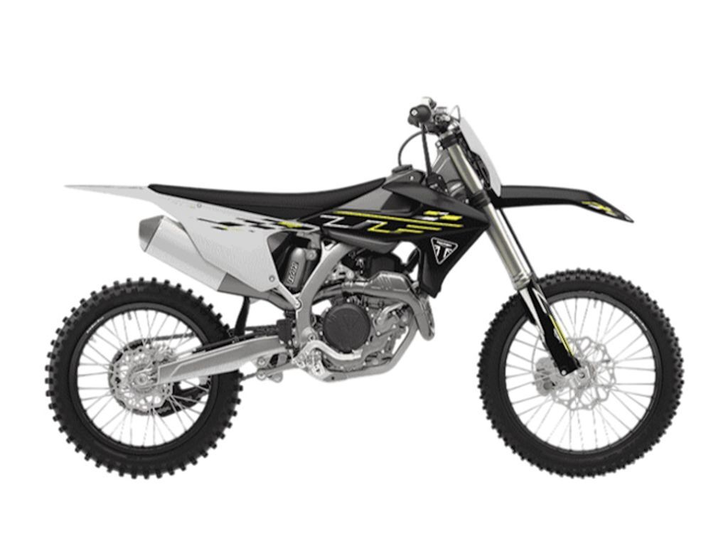 2026 Triumph TF 450-X Jet Black/Pure White