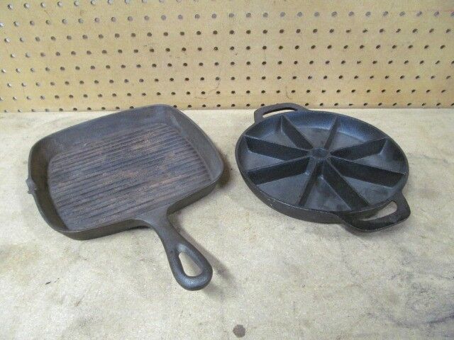 Cast iron pans. Both for $30 dollars
