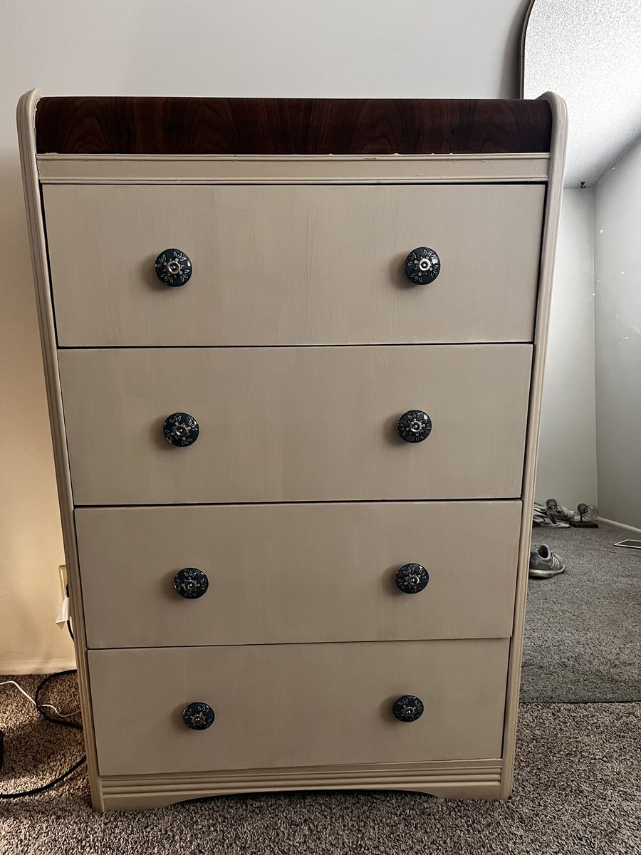 Art deco desk and dresser