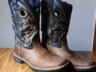 Smoky Mountain Boots Western Men's Size 5.5 R Brown Black