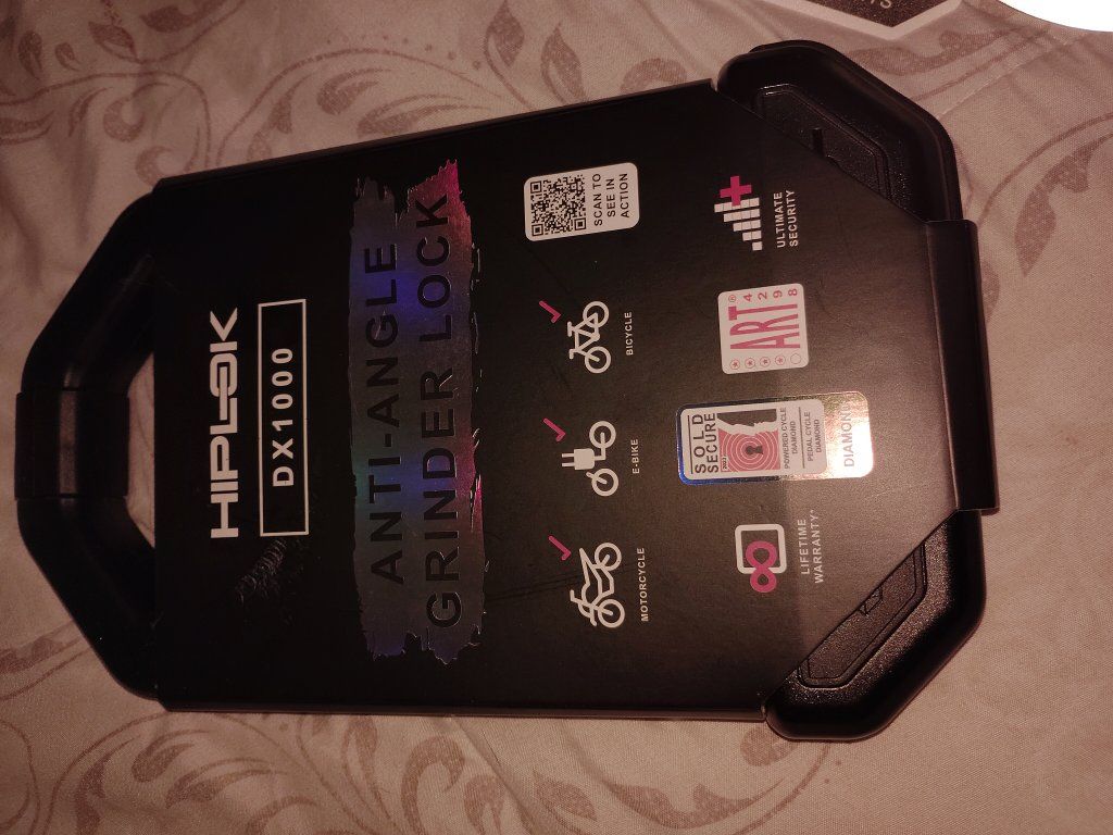 New HipLok DX1000 Anti-Angle Grinder Lock