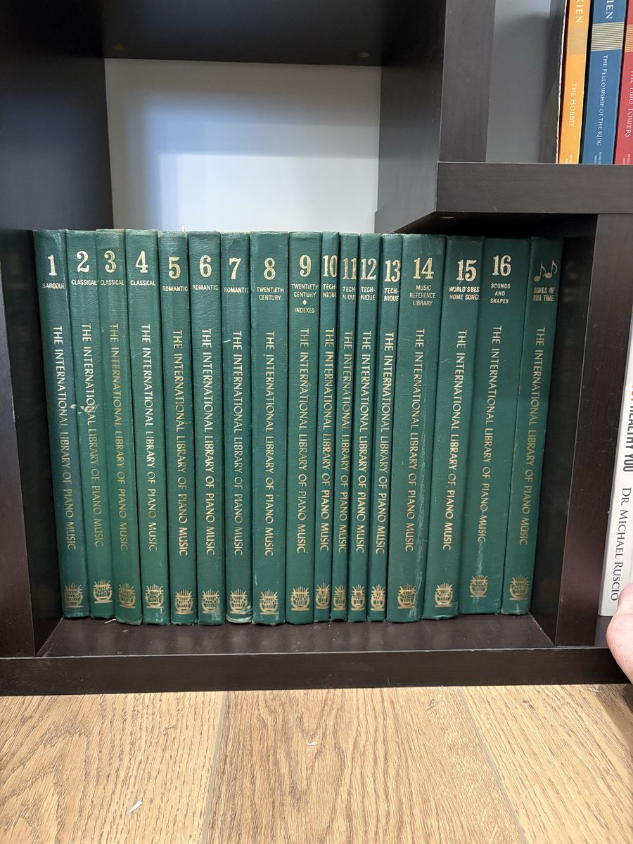The International Library of Piano Music Complete 17 Volumes 1967