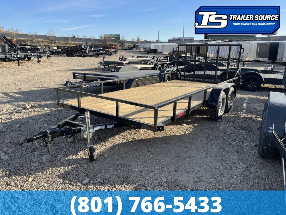 7x16 Echo EA-16-15T Utility Trailer - 7K GVWR