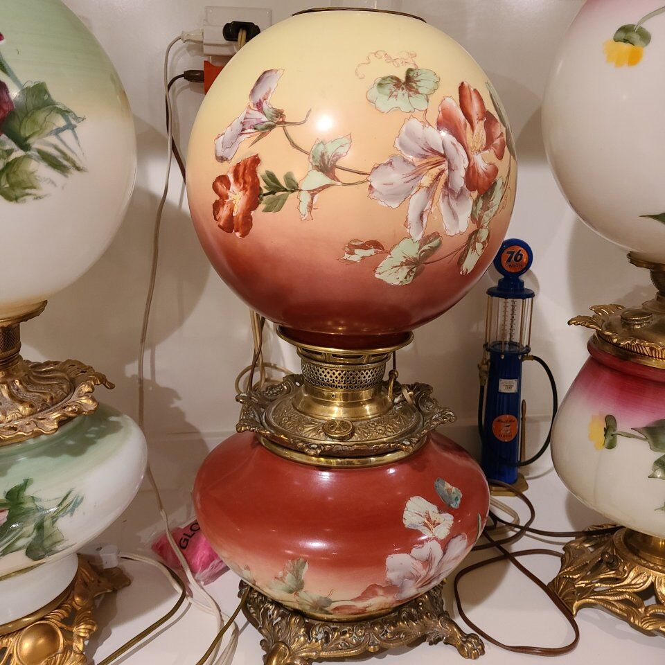 Antique GWTW Lamp