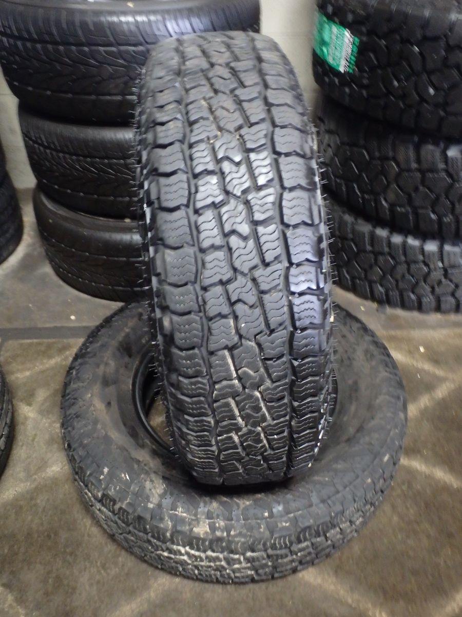 225/75R16 COOPER DISCOVERER ROAD TRAIL AT PAIR OF TWO USED TIRES