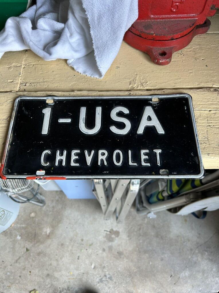 Chevrolet Licence Plate